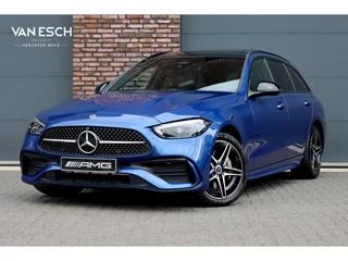 Mercedes-Benz C-Klasse Estate 300 e AMG Line | Distronic Pro | Panoramadak | Burmester | Memory | HUD | Surround Camera | Trekhaak | Digital Light | Keyless Go | Night Pakket |