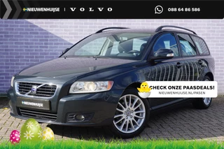 Volvo V50 2.0 Sport | Trekhaak | Climate control | High Performance Audio | 17"lm velgen | automatisch dimmende binnenspiegel | Regensensor | Bluetooth | Dakrails |