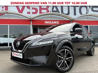 Nissan QASHQAI 1.3 DIG-T MHEV TEKNA 140PK HALF-LEER NAVI PANO-DAK 360-CAMERA WINTER-PAKKET AIRCO LMV PDC