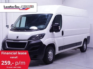 Peugeot Boxer 2.2 BlueHDi 140 pk L3H2 Navi, Camera, PDC achter Airco, Cruise Control, Laadruimte Pakket, 270 Graden Deuren, 3-Zits