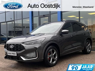 Ford Kuga 2.5 PHEV ST-Line X 243PK Elek. Trekhaak AGR Stoelen Adaptieve Cruise 2100KG Trekgewicht Winterpack Camera Blind-Spot Navi Climate B&O *Compleet*