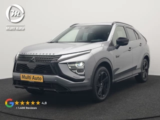 Hoofdafbeelding Mitsubishi Eclipse Cross Mitsubishi Eclipse Cross 2.4 Black Edition Plug In Hybrid 188pk Dealer O.H. PHEV | 360 Camera | Adaptive Cruise | Alcantara Sportstoelen & Stuur Verwarmd | Blis | Keyless | Navigatie | DAB |