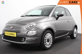Fiat 500 C 1.0 Hybrid Dolcevita Lederen Bekleding Cruise Control Climate Control Parkeersensoren Achter DAB Lichtmetalen Velgen