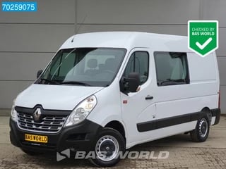 Renault Master 130PK L2H2 Dubbel Cabine Airco Cruise Trekhaak Doka Mixto 6m3 Airco Dubbel cabine Trekhaak Cruise control