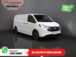 Ford E-Transit Custom 340 L2 Trend 65 kWh 330 km WLTP LED/ Snellader/ 2.3t Trekverm./ Stuurverw./ Stoelverw./ Carplay/ Climate/ Camera/ PDC/ Cruise