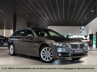 BMW 5 Serie Touring 520d High Executive Panoramadak|Sportstoelen|Aut-Trekhaak|Keyless|EDC|18"|Leder