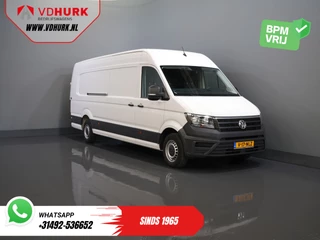 Volkswagen Crafter 35 2.0 TDI 140 pk L5H3 BPM VRIJ! 2x Schuifdeuren/ 270 Gr.Deuren/ Carplay/ Camera/ Airco