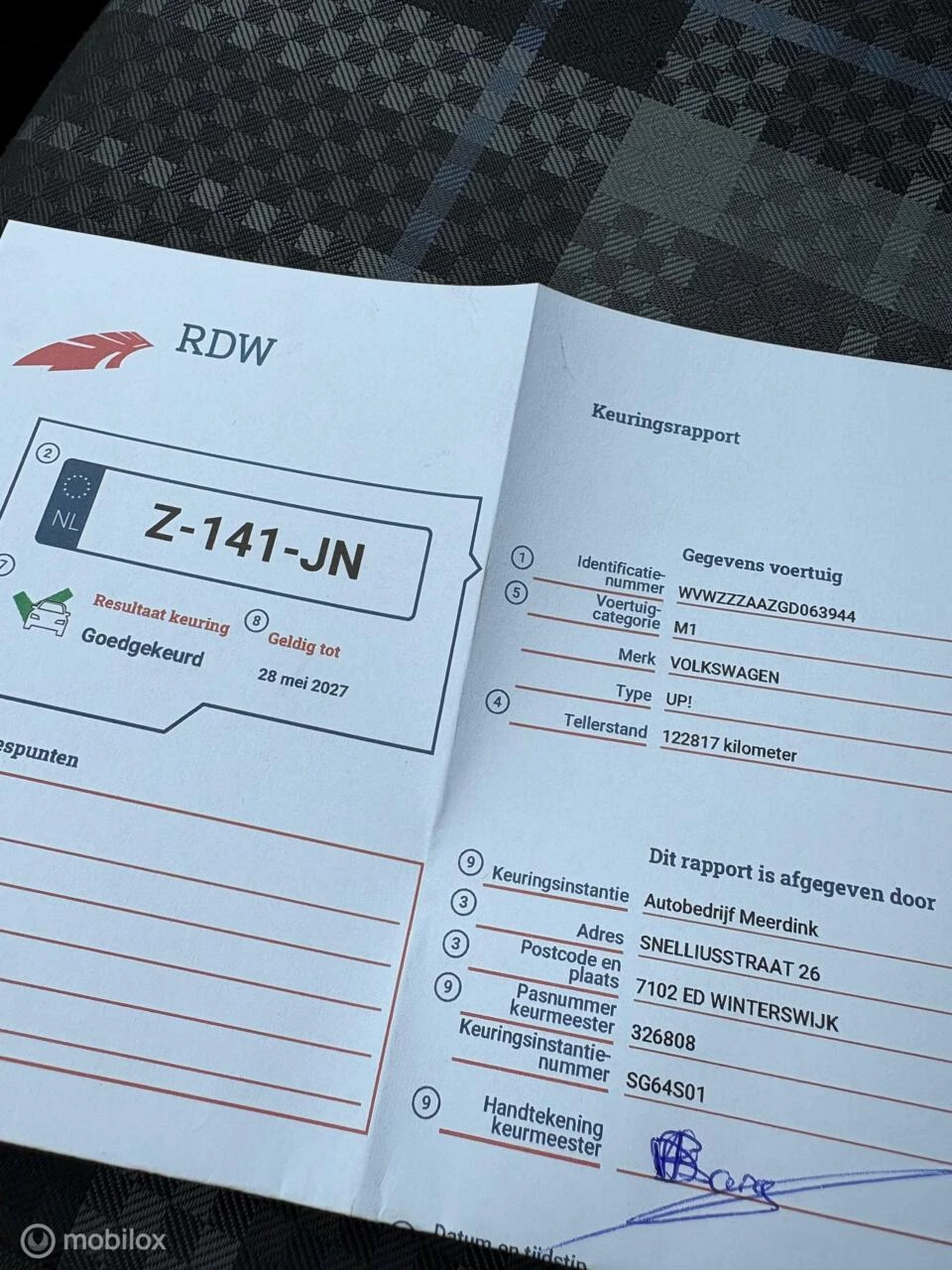 Hoofdafbeelding Volkswagen up!