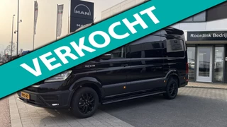 MAN TGE 3.140 L3H3 Intense Black, LMV" zwart, Sidesteps zwart geschuurd, Zonneklep met verlichting.