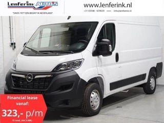 Opel Movano 2.2D 140 pk L2H2 Navi, Camera, v.a. 349,- p/mnd Apple Carplay, Cruise Control, 270 Graden Deuren, 3-Zits, Demo