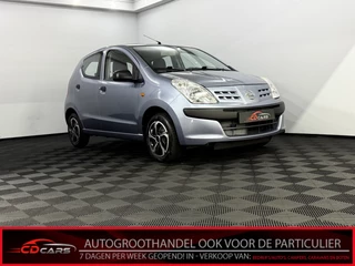 Nissan Pixo 1.0 Visia Inruilauto’s tegen vaste prijzen. Voor meer info: 0638140850 Bij de verkoop van gebruikte voertuigen door CD-Cars wordt geen standaard garantie verstrekt. De koper aanvaardt het voertuig in de staat waarin het zich bevindt op het moment van aankoop