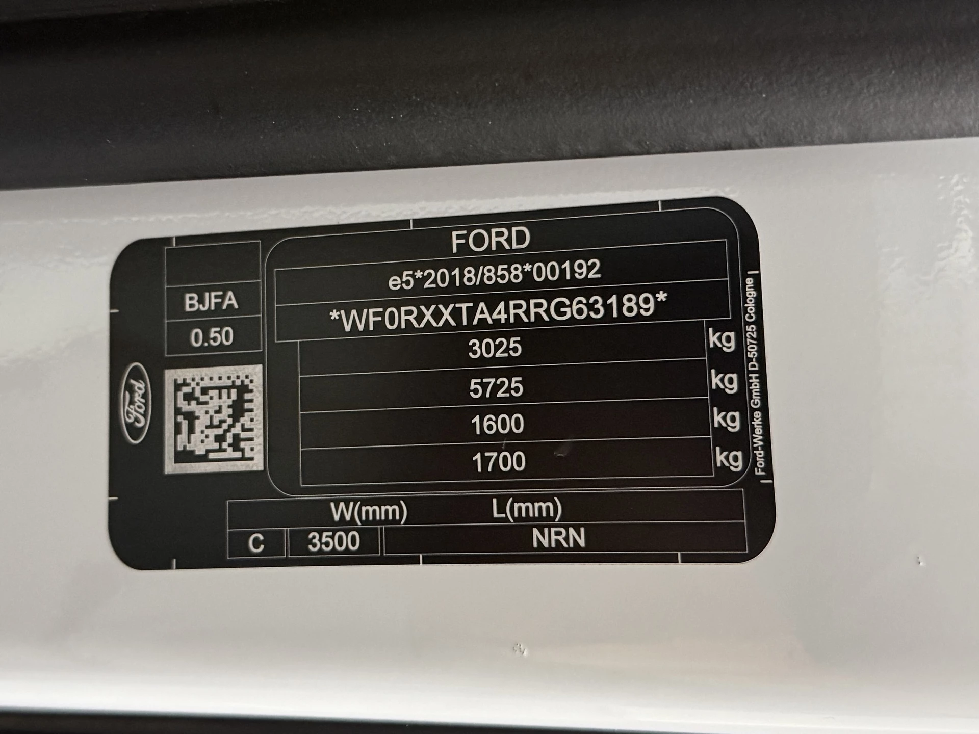 Hoofdafbeelding Ford Transit Custom