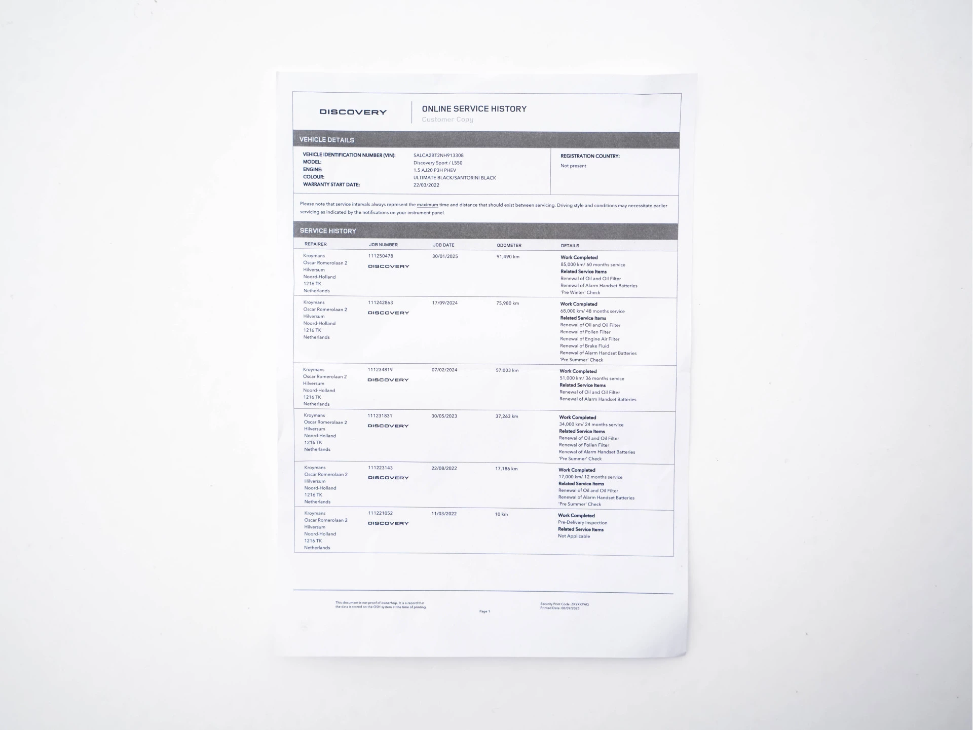 Hoofdafbeelding Land Rover Discovery Sport