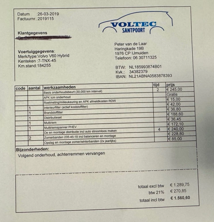 Hoofdafbeelding Volvo V60