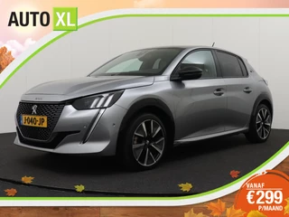 Hoofdafbeelding Peugeot e-208 Peugeot e-208 EV GT 350 50 kWh Pano-dak Half-Leder Adapt.Cruise Dodehoek