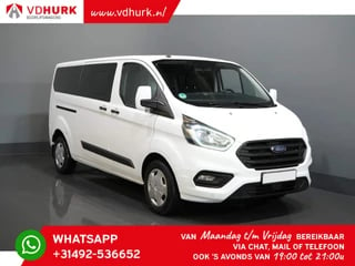 Ford Transit Custom 2.0 TDCI 130 pk L2 € 35.376,- incl. BTW/BPM Combi/ Kombi/ Cruise/ Camera/ PDC V+A/ Airco