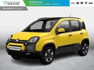 Fiat Panda Hybrid Pandina | Airco | Cruise | Priv Glass | Dakrails | 15" | PDC | Apple Carply | Bicolore