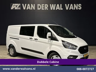 Ford Transit Custom 2.0 TDCI 131pk L2H1 Dubbele Cabine Euro6 Airco | 6-Zits | Navigatie | LED | Apple Carplay | Cruisecontrol Android Auto, Parkeersensoren, Stoelverwarming, Verwarmde voorruit, 2800kg trekvermogen