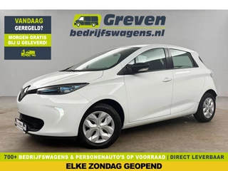 Renault ZOE Cargo Huur-Accu 52 kWh | VAN | Grijs Kenteken Elektrisch LED Virtual Airco Cruise Navigatie Parkeersensoren