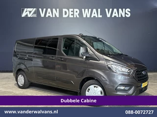 Ford Transit Custom 2.0 TDCI 170pk L2H1 Dubbele Cabine Euro6 Airco | 5-Zits | 2x Zijdeur | Camera | LED Apple Carplay, Android Auto, Cruisecontrol, Parkeersensoren, Stoelverwarming, Verwarmde voorruit 2800kg trekvermogen