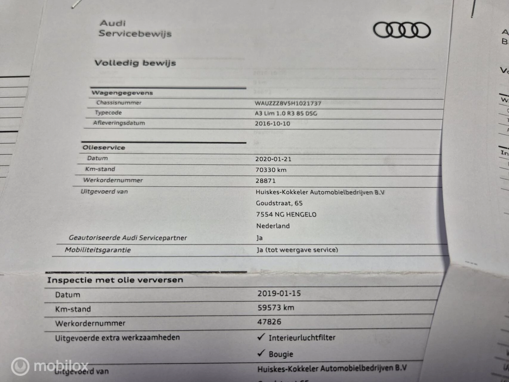 Hoofdafbeelding Audi A3