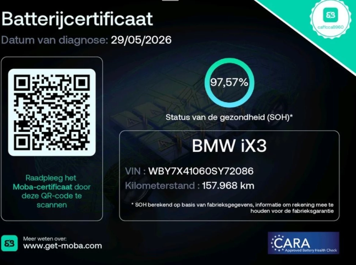 Hoofdafbeelding BMW iX3