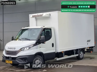Iveco Daily 35S18 BPM VRIJ! 3.0L Laadklep Koelwagen Vriezer Thermoking V-200 MAX 220V stekker -18 LED Navi Airco ACC Koel Koeler Kühler Kühlwagen Kühlkoffer Vries Frigo Bakwagen Airco