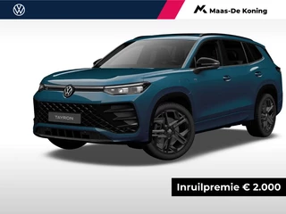 Volkswagen Tayron R-Line-Edition 1.5 eHybrid 204 pk 6 versn. DSG · Assistance pakket plus · Design pakket · Design pakket 'black style' · Interieur style pakket  · Trekhaak incl. aanhangermanoeuvreerhulp ‘trailer assist’