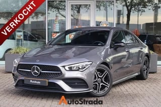 Mercedes CLA Coupé 200 AMG-LINE 163pk I Sfeerverlichting I Keyless I Camera I Night pakket I Stoelverwarming