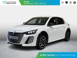 Hoofdafbeelding Peugeot e-208 Peugeot e-208 EV GT 51 kWh Direct leverbaar! | Navigatie | Dodehoekdetectie | 360 camera | Android auto / Apple carplay | Adaptive cruise control