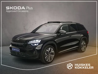 Hoofdafbeelding Škoda Kodiaq Skoda Kodiaq Sportline Business 1.5 TSI PHEV 204pk DSG Automaat Trekhaak, Panoramadak, Adaptive cruise control, Verwarmde voorruit, Achteruitrijcamera, LED matrix koplampen
