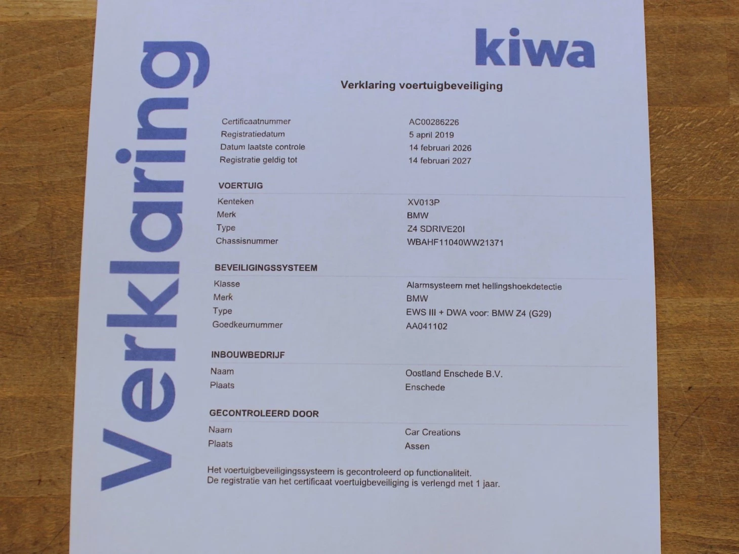 Hoofdafbeelding BMW Z4