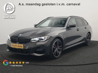 BMW 3 Serie Touring 330e M Sport Plug In Hybrid 293pk Dealer O.H. PHEV | Head Up | Camera | Laser LED | Sfeerverlichting | Vernasca Lederen Sportstoelen & Stuur Verwarmd | Apple Carplay | Keyless | Blis | 19"L.M | Virtual | Navigatie | DAB |
