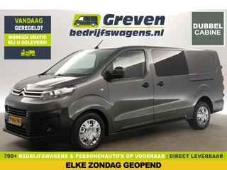 Citroën Jumpy 2.0 BlueHDI L3H1 | Dubbele Cabine | 5 Persoons | Airco Cruise 2xSchuifdeur Parkeersensoren Elektrpakket