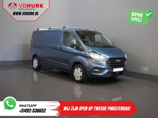 Ford Transit Custom 2.0 TDCI 130 pk Aut. L2 Trend BPM VRIJ! Adapt. Cruise/ Carplay/ Camera/ Navi/ PDC/ Trekhaak