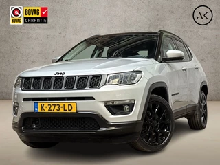 Jeep Compass 1.3T Night Eagle Sport 150Pk Automaat (APPLE CARPLAY, ZWART DAK, GROOT NAVI, CAMERA, GETINT GLAS, LEDER, SPORTSTOELEN, LM VELGEN, ELEK PAKKET, NIEUWSTAAT)