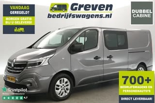 Renault Trafic 2.0 dCi T29 L2H1 170PK DC Automaat Airco Camera Cruise 5 Pers 2xSchuifdeur PDC Navi LED 17"LMV Trekhaak