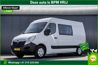 Hoofdafbeelding Opel Movano Opel Movano 2.3 CDTI BiTurbo L2H2 | Euro 6 | 146 PK | 7-Persoons | Cruise | Airco | DC