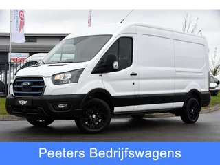 Hoofdafbeelding Ford E-Transit Ford E-Transit 350 L3H2 Trend 68 kWh PB Edition Camera, Cruise, Carplay, Stoelverwarming, NAVI, 184pk, Multimedia, Uniek!