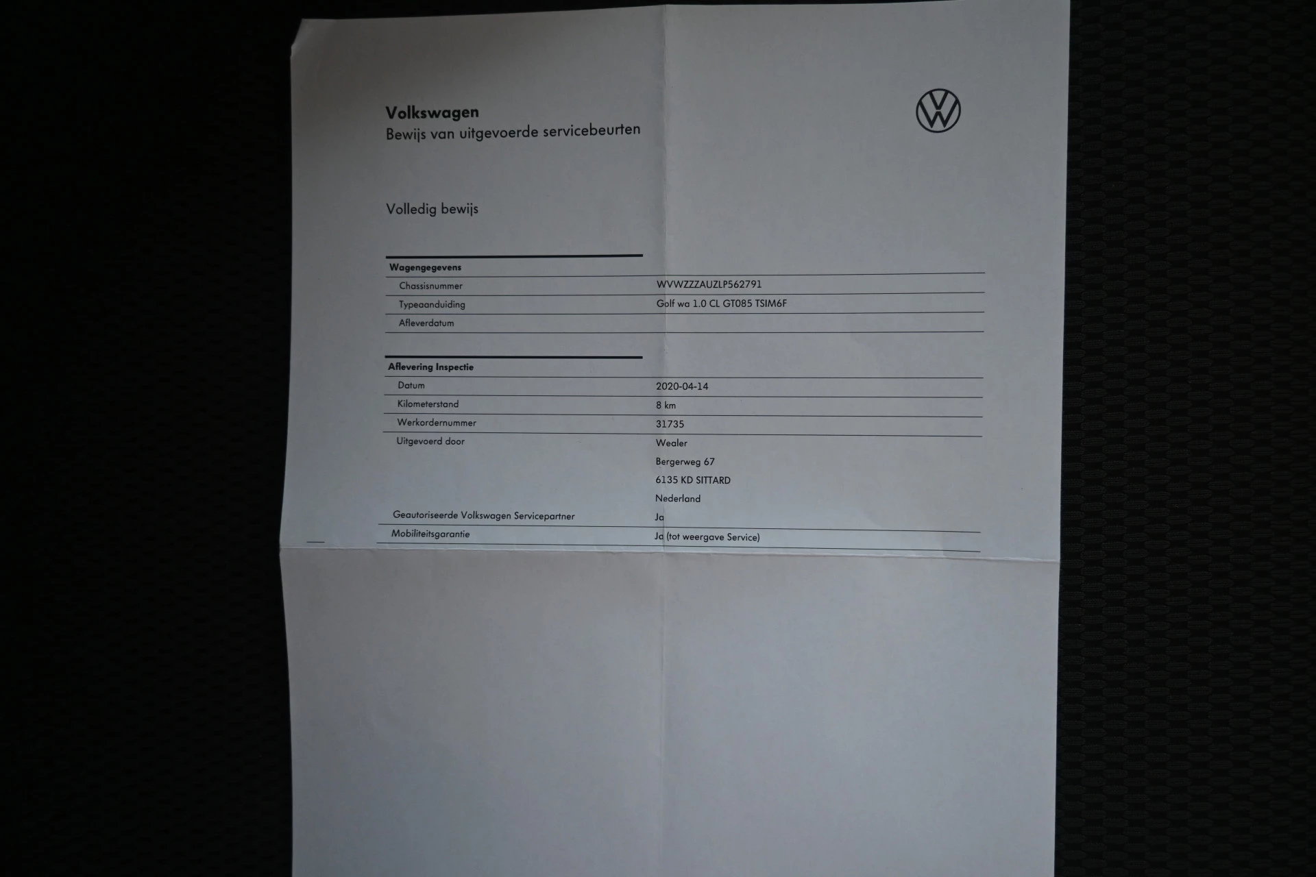 Hoofdafbeelding Volkswagen Golf