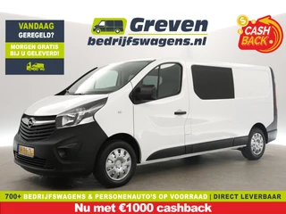 Opel Vivaro 1.6 CDTI L2H1 | MARGE! | Dubbele Cabine | 5-Zits | Airco | Cruise | Navigatie | Trekhaak