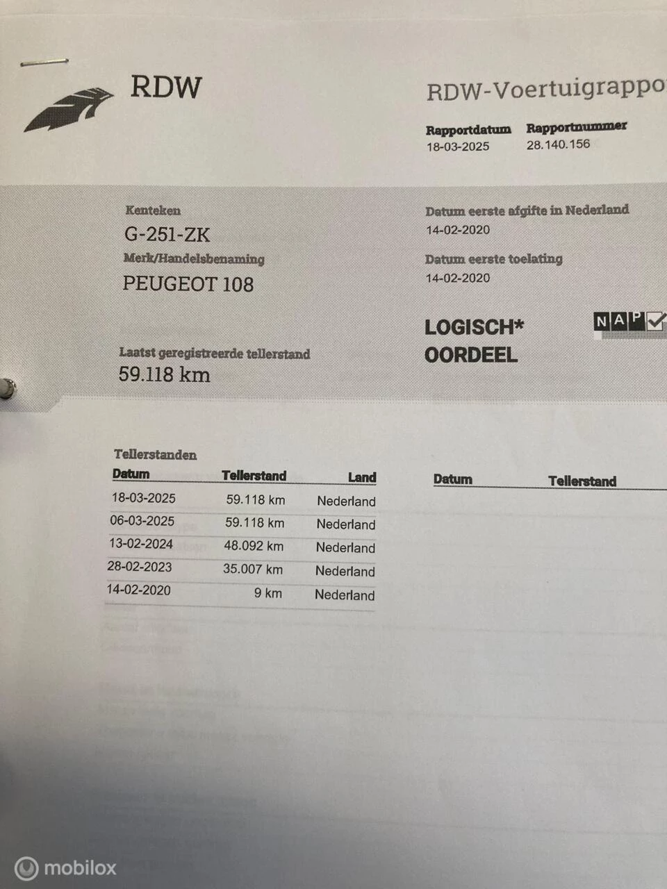 Hoofdafbeelding Peugeot 108