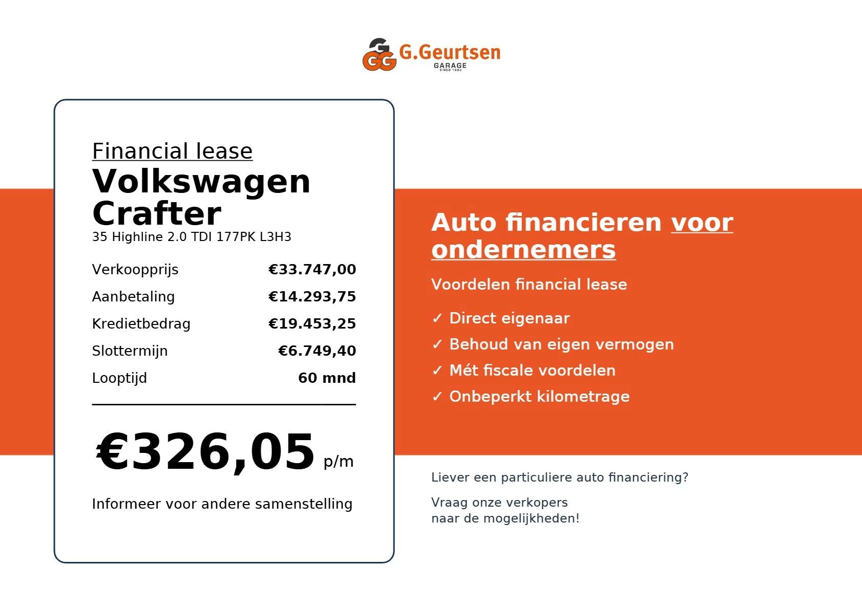 Hoofdafbeelding Volkswagen Crafter