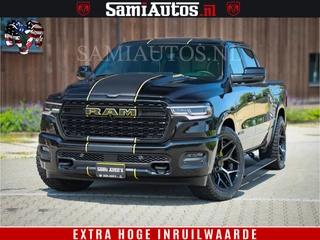Dodge Ram 1500 Limited Night High Output 540HP 706Nm | Massage + Full Option | De Meest Luxe en Volle Pick-Up in zijn Klasse | Comfortabele Dubbele Cabine met Royale 5 Zitplaatsen | BPM vrij | Nu Leverbaar uit Voorraad | Voorraad Nr 2327 - 5407
