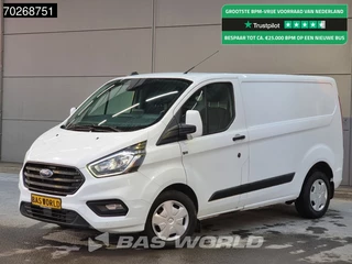 Ford Transit Custom  130PK L1H1 Automaat Navi Camera Airco Cruise Parkeersensoren L1 Euro6 6m3 Airco Cruise control