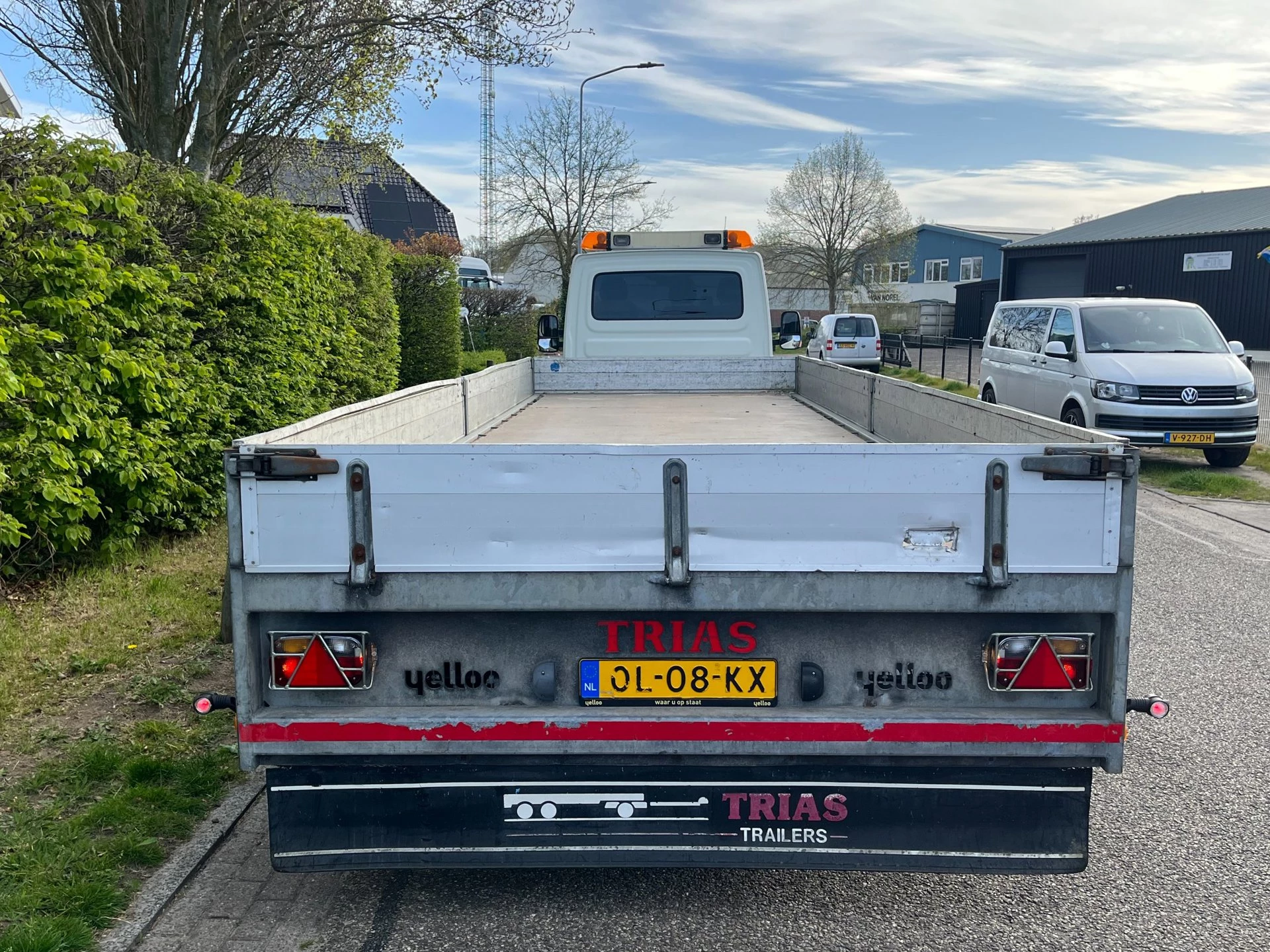 Hoofdafbeelding Trias BE Oplegger | 7T vlakke oplegger 