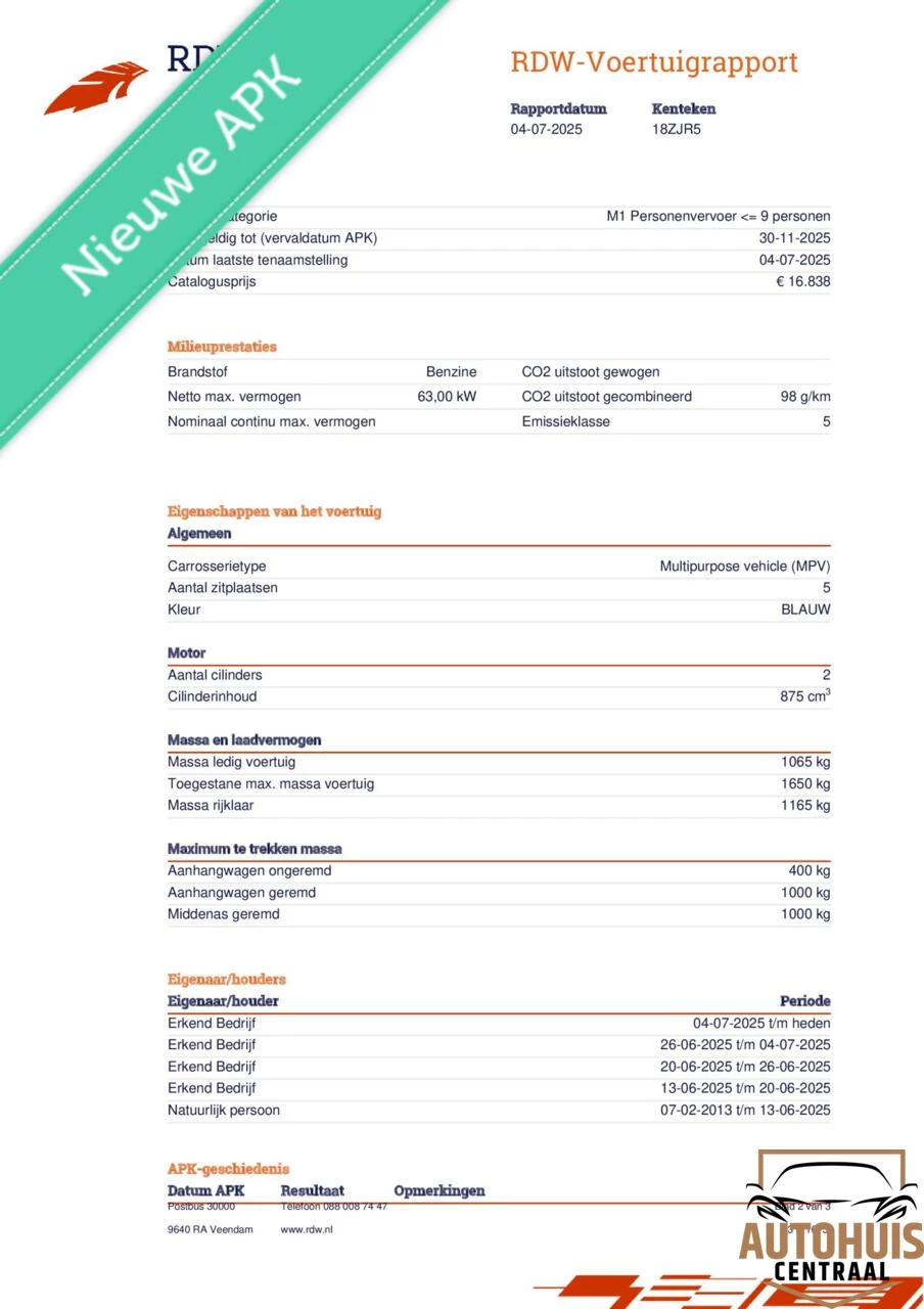 Hoofdafbeelding Fiat Punto