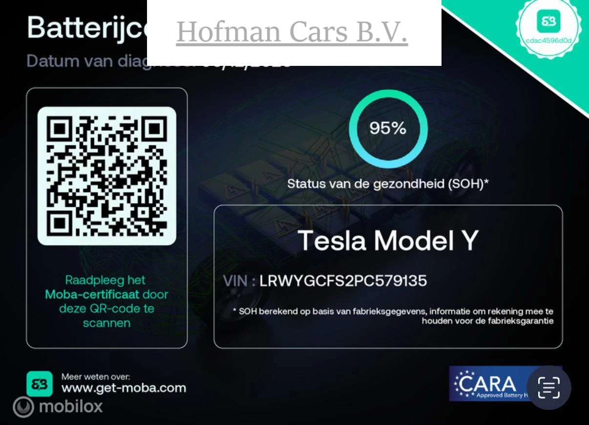 Hoofdafbeelding Tesla Model Y