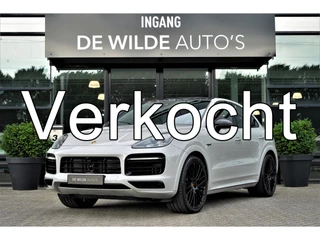 Porsche Cayenne Coupé 3.0 E-Hybrid SportDesign 462pk Krijt 4-wielbesturing Sportuitlaat Pano 18-weg ACC