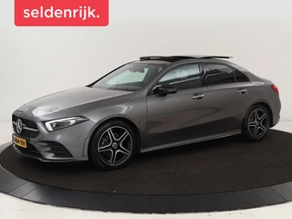 Mercedes-Benz A-klasse 200 Business Solution AMG | Panoramadak |  Stoelverwarming | Trekhaak | Matrix LED | Memory | Carplay | Keyless | Camera | Sfeerverlichting | Leder/Alcantara | Park Assist